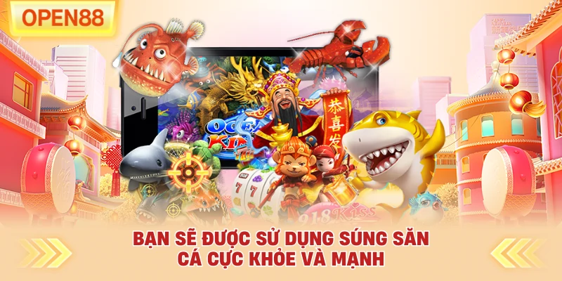Bạn sẽ được sử dụng súng săn cá cực khỏe và mạnh