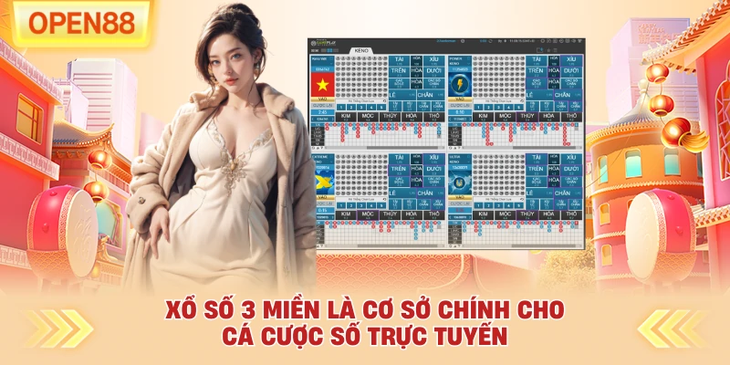 Xổ số 3 miền là cơ sở chính cho cá cược số trực tuyến